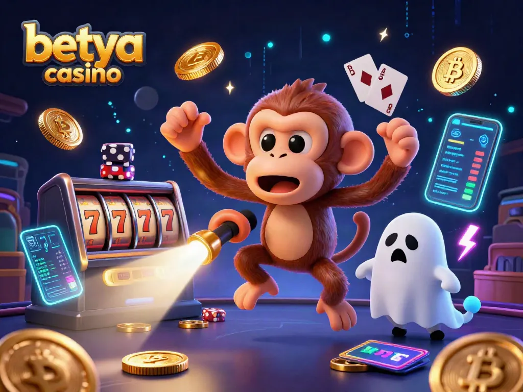 Engage in thrilling gameplay at betya casino with dynamic casino-themed elements and characters.