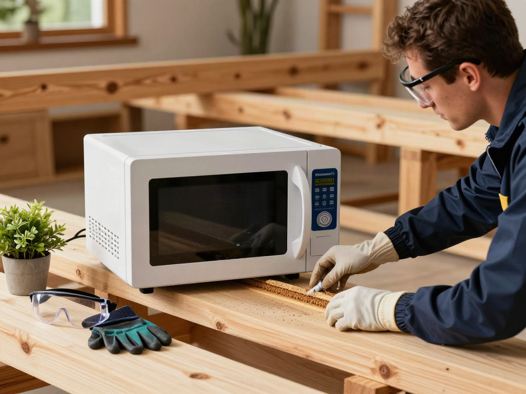 Utilisation du traitement Shashel® pour éliminer les insectes du bois dans un environnement sûr.